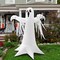 GOOSH 8.2FT Animated Inflatable Ghost with Red LED Lights – Spooky Light-Up Halloween Yard Decoration